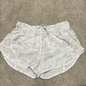 Asics Women's Gray Camo Shorts